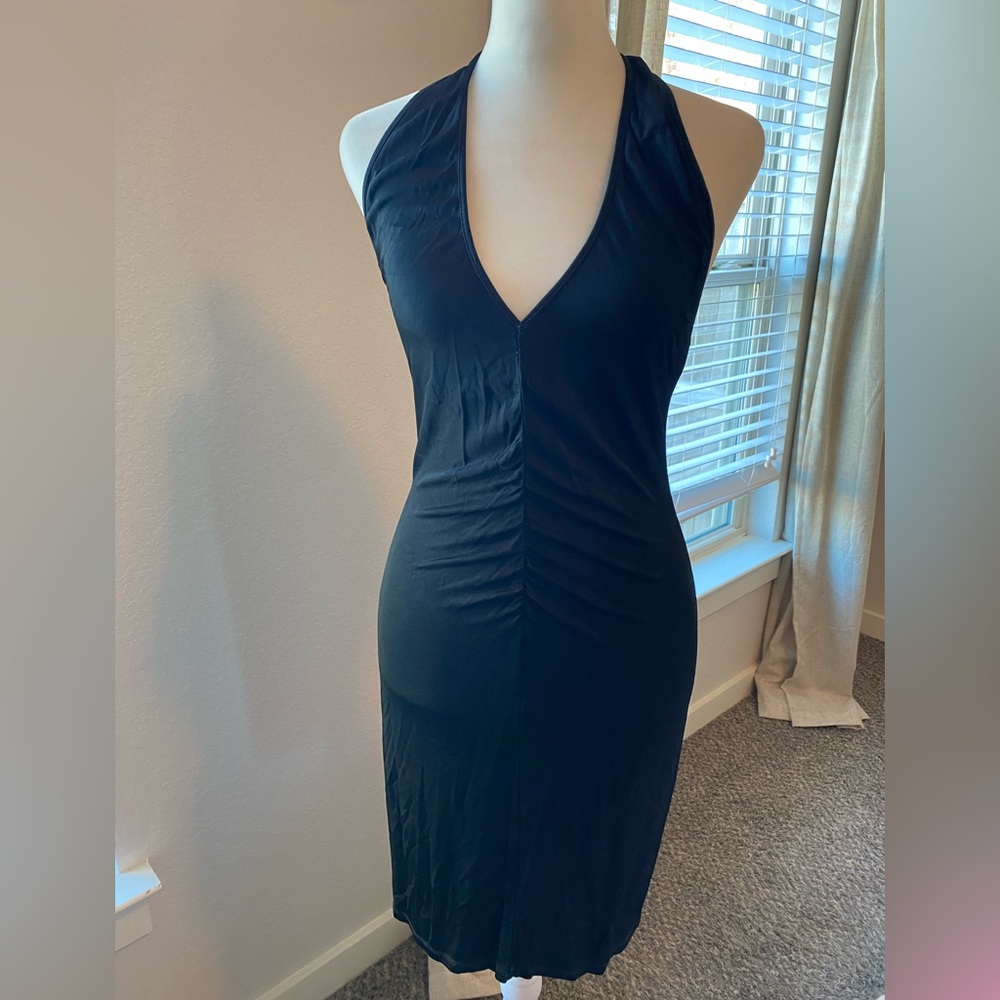 Vintage Black Halter Dress